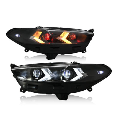 Phares LED Ford Mondeo Fusion 2013-2016 - détail du montage - Becquet Voiture