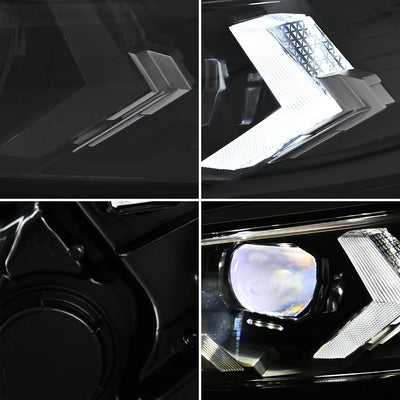 Phares LED Ford Mondeo Fusion 2013-2016 - vue de trois-quarts - Becquet Voiture