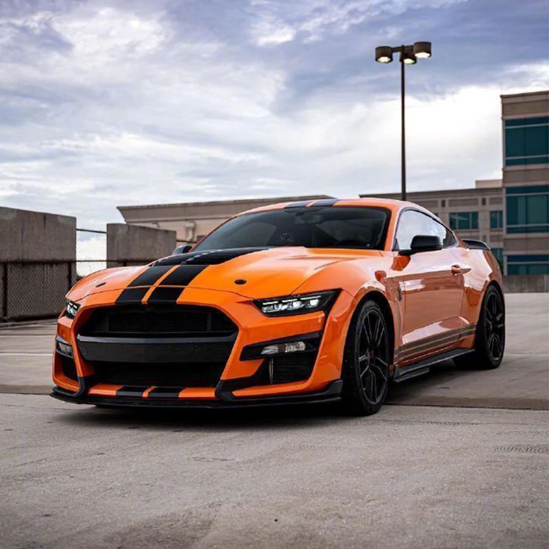 Phares LED Ford Mustang 2015-2022 - installé sur véhicule - Becquet Voiture