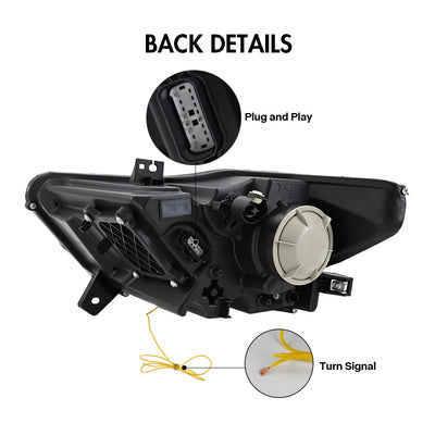 Phares LED Ford Mustang 2015-2022 - vue arrière - Becquet Voiture