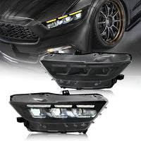 Phares LED Ford Mustang 2015-2022 - vue de face - Becquet Voiture