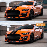 Phares LED Ford Mustang 2015-2022 - vue de trois-quarts - Becquet Voiture