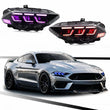 Phares LED Ford Mustang 2018-2022 RGB Contrôle