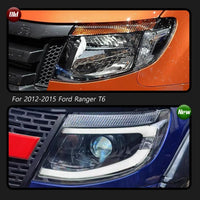 Phares LED Ford Ranger T6 2012-2015 - vue de face - Becquet Voiture