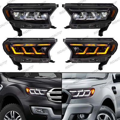 Phares LED Ford Ranger T7 T8 2015-2021 - packshot studio - Becquet Voiture
