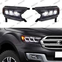 Phares LED Ford Ranger T7 T8 2015-2021 - vue arrière - Becquet Voiture