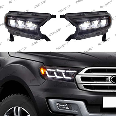 Phares LED Ford Ranger T7 T8 2015-2021 - vue arrière - Becquet Voiture