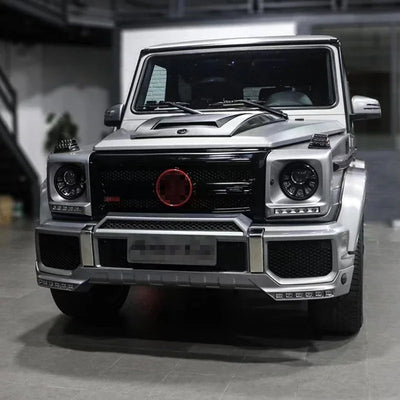 Phares LED Fumés Mercedes-Benz Classe G W463 - vue de trois-quarts - Becquet Voiture