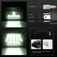 Phares LED H6054 Ford Bronco E-150 E-250 E-350 - vue arrière - Becquet Voiture
