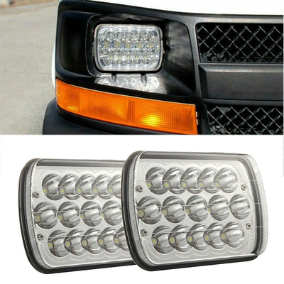 Phares LED H6054 Ford Bronco E-150 E-250 E-350 - vue de face - Becquet Voiture