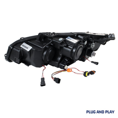 Phares LED Honda Civic 2016-2021 10e Génération FK - installé sur véhicule - Becquet Voiture