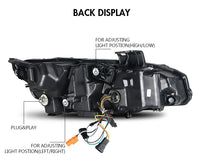 Phares LED Honda Civic Double Lentille RGB - installé sur véhicule - Becquet Voiture