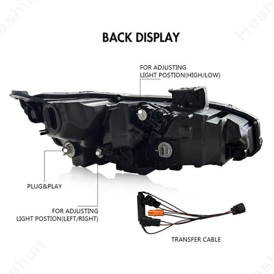 Phares LED Honda Civic FK7 FK8 Type R Touring (2016-2021) Demon Eyes - packshot studio - Becquet Voiture