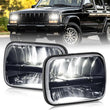 Phares LED Jeep Wrangler YJ 5x7