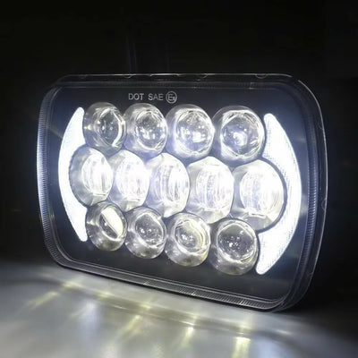 Phares LED Jeep Wrangler YJ Cherokee XJ - packshot studio - Becquet Voiture