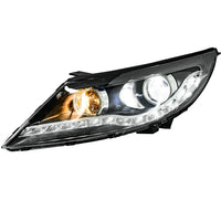 Phares LED Kia Sportage R 2010-2014 Mise à Niveau Premium - installé sur véhicule - Becquet Voiture