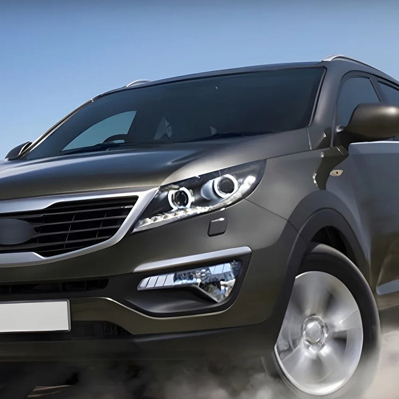 Phares LED Kia Sportage R 2010-2014 Mise à Niveau Premium - vue arrière - Becquet Voiture