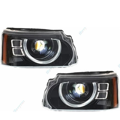 Phares LED Land Rover Range Rover Sport L320 - détail du montage - Becquet Voiture