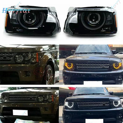 Phares LED Land Rover Range Rover Sport L320 - installé sur véhicule - Becquet Voiture