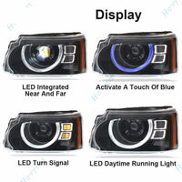 Phares LED Land Rover Range Rover Sport L320 - packshot studio - Becquet Voiture