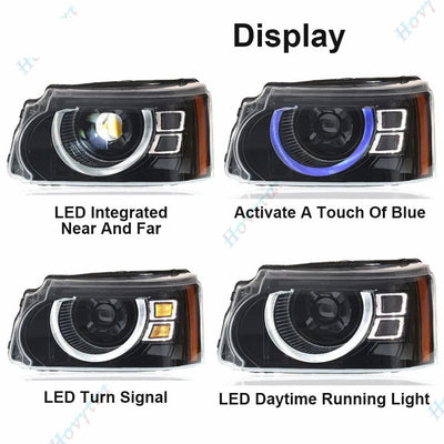 Phares LED Land Rover Range Rover Sport L320 - packshot studio - Becquet Voiture