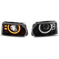 Phares LED Land Rover Range Rover Sport L320 - vue rapprochée - Becquet Voiture