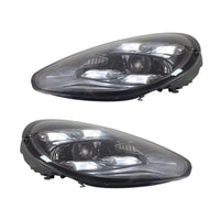 Phares LED Matrix Porsche Panamera 970 2010-2022 - détail du montage - Becquet Voiture