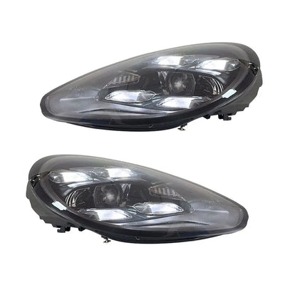 Phares LED Matrix Porsche Panamera 970 2010-2022 - détail du montage - Becquet Voiture