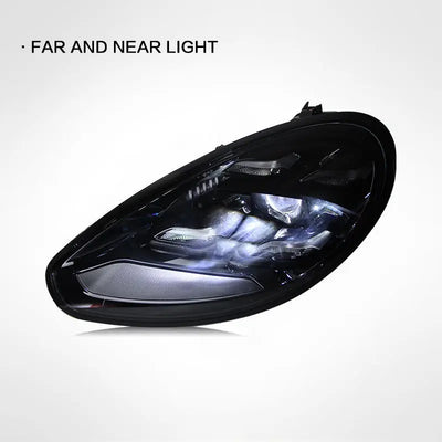 Phares LED Matrix Porsche Panamera 970 2010-2022 - installé sur véhicule - Becquet Voiture
