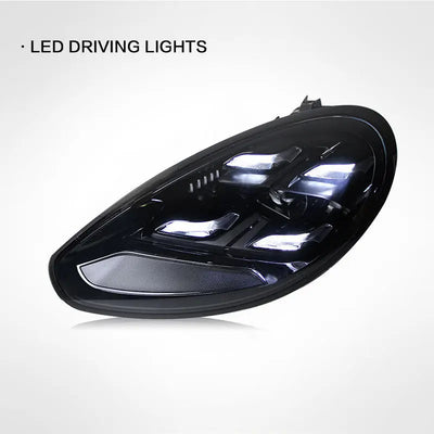 Phares LED Matrix Porsche Panamera 970 2010-2022 - packshot studio - Becquet Voiture