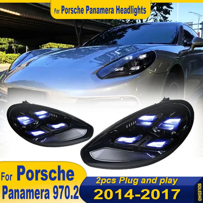 Phares LED Matrix Porsche Panamera 970 2010-2022 - vue arrière - Becquet Voiture