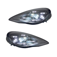 Phares LED Matrix Porsche Panamera 970 2010-2022 - vue rapprochée - Becquet Voiture