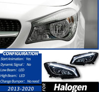 Phares LED Mercedes-Benz CLA W117 CLA200 CLA250 2016-2019 - détail du montage - Becquet Voiture