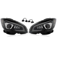 Phares LED Mercedes-Benz Classe C W204 2008-2011 - vue de trois-quarts - Becquet Voiture