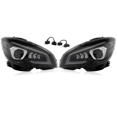 Phares LED Mercedes-Benz Classe C W204 2008-2011 - vue de trois-quarts - Becquet Voiture
