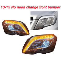Phares LED Mercedes-Benz GLK 2008-2015 - détail du montage - Becquet Voiture