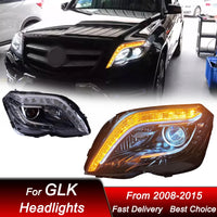 Phares LED Mercedes-Benz GLK 2008-2015 - installé sur véhicule - Becquet Voiture