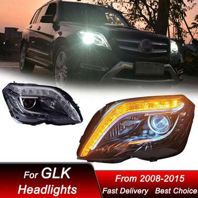 Phares LED Mercedes-Benz GLK 2008-2015 - packshot studio - Becquet Voiture