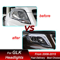 Phares LED Mercedes-Benz GLK 2008-2015 - vue de profil - Becquet Voiture