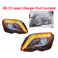 Phares LED Mercedes-Benz GLK 2008-2015 - vue rapprochée - Becquet Voiture