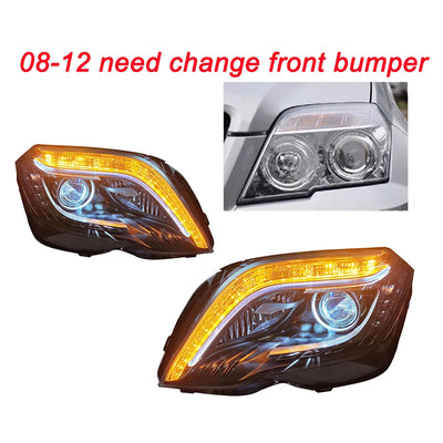 Phares LED Mercedes-Benz GLK 2008-2015 - vue rapprochée - Becquet Voiture