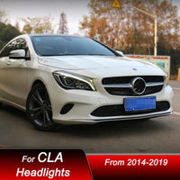 LED Headlights Mercedes CLA W117 2014-2019 - rear view - Becquet Voiture