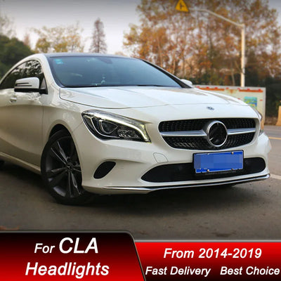 Phares LED Mercedes CLA W117 2014-2019 - vue arrière - Becquet Voiture