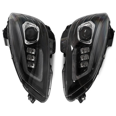 Phares LED Mercedes Classe C W204 2007-2011 (réf. 2) - packshot studio - Becquet Voiture