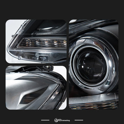 Phares LED Mercedes Classe C W204 2011-2013 - packshot studio - Becquet Voiture