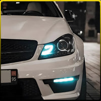 Phares LED Mercedes Classe C W204 2011-2013 (réf. 2) - packshot studio - Becquet Voiture