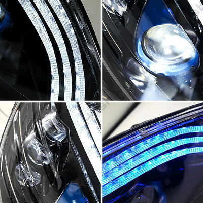 Phares LED Mercedes Classe C W204 AMG 2007-2010 - packshot studio - Becquet Voiture
