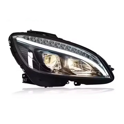 Phares LED Mercedes Classe C W204 - vue arrière - Becquet Voiture