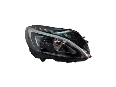 Phares LED Mercedes Classe C W205 2015-2018 (réf. 2) - vue de face - Becquet Voiture