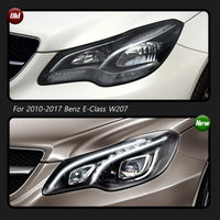 Phares LED Mercedes Classe E Coupé W207 2010-2017 - vue de profil - Becquet Voiture